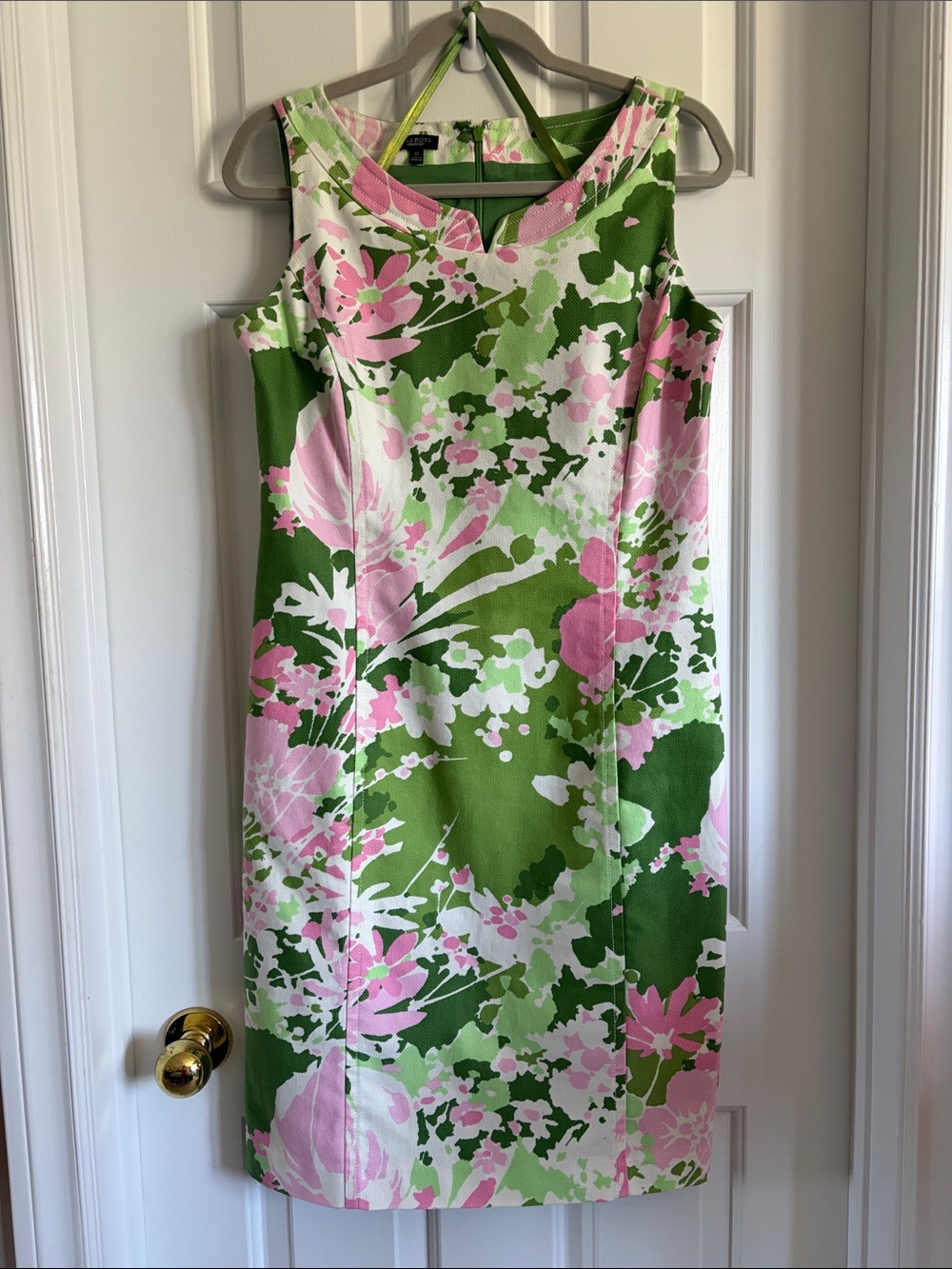 TALBOTS Floral Sheath Dress US 10